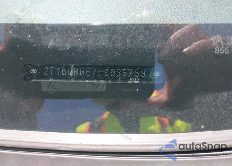 2017 Toyota Corolla Se из США, поврежденный, VIN 2T1BURHE7HC935759